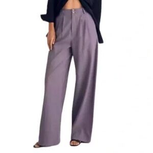Madewell Women's Wide Leg Harlow Pant in Purple (runs small, like Size 2)
